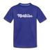 Montana Toddler T-Shirt - Hand Lettered Montana Toddler Tee - royal blue