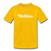 Montana Toddler T-Shirt - Hand Lettered Montana Toddler Tee - sun yellow