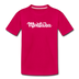Montana Toddler T-Shirt - Hand Lettered Montana Toddler Tee - dark pink