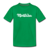 Montana Toddler T-Shirt - Hand Lettered Montana Toddler Tee - kelly green