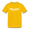 Minnesota Toddler T-Shirt - Hand Lettered Minnesota Toddler Tee - sun yellow