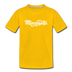 Minnesota Toddler T-Shirt - Hand Lettered Minnesota Toddler Tee - sun yellow