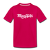 Minnesota Toddler T-Shirt - Hand Lettered Minnesota Toddler Tee - dark pink