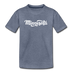 Minnesota Toddler T-Shirt - Hand Lettered Minnesota Toddler Tee - heather blue