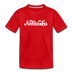 Nebraska Toddler T-Shirt - Hand Lettered Nebraska Toddler Tee - red
