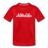 Nebraska Toddler T-Shirt - Hand Lettered Nebraska Toddler Tee