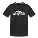New Hampshire Toddler T-Shirt - Hand Lettered New Hampshire Toddler Tee - black