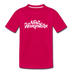 New Hampshire Toddler T-Shirt - Hand Lettered New Hampshire Toddler Tee - dark pink