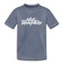 New Hampshire Toddler T-Shirt - Hand Lettered New Hampshire Toddler Tee - heather blue