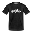 New Hampshire Toddler T-Shirt - Hand Lettered New Hampshire Toddler Tee - charcoal gray