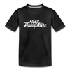 New Hampshire Toddler T-Shirt - Hand Lettered New Hampshire Toddler Tee - charcoal gray
