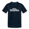 New Hampshire Toddler T-Shirt - Hand Lettered New Hampshire Toddler Tee - deep navy