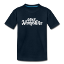 New Hampshire Toddler T-Shirt - Hand Lettered New Hampshire Toddler Tee - deep navy
