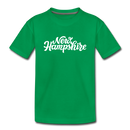 New Hampshire Toddler T-Shirt - Hand Lettered New Hampshire Toddler Tee - kelly green