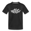 New Mexico Toddler T-Shirt - Hand Lettered New Mexico Toddler Tee - black