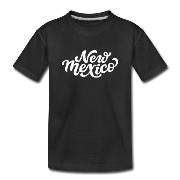 New Mexico Toddler T-Shirt - Hand Lettered New Mexico Toddler Tee - black