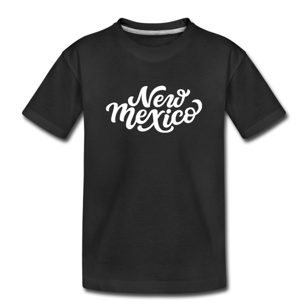 New Mexico Toddler T-Shirt - Hand Lettered New Mexico Toddler Tee - black