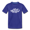 New Mexico Toddler T-Shirt - Hand Lettered New Mexico Toddler Tee - royal blue