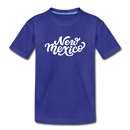 New Mexico Toddler T-Shirt - Hand Lettered New Mexico Toddler Tee - royal blue