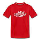 New Mexico Toddler T-Shirt - Hand Lettered New Mexico Toddler Tee - red