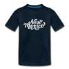 New Mexico Toddler T-Shirt - Hand Lettered New Mexico Toddler Tee - deep navy
