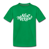 New Mexico Toddler T-Shirt - Hand Lettered New Mexico Toddler Tee - kelly green