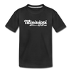 Mississippi Toddler T-Shirt - Hand Lettered Mississippi Toddler Tee - black