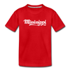 Mississippi Toddler T-Shirt - Hand Lettered Mississippi Toddler Tee - red