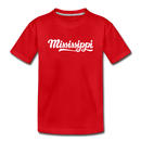 Mississippi Toddler T-Shirt - Hand Lettered Mississippi Toddler Tee - red