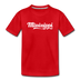 Mississippi Toddler T-Shirt - Hand Lettered Mississippi Toddler Tee - red