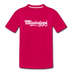 Mississippi Toddler T-Shirt - Hand Lettered Mississippi Toddler Tee - dark pink