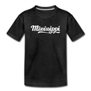 Mississippi Toddler T-Shirt - Hand Lettered Mississippi Toddler Tee - charcoal gray