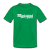 Mississippi Toddler T-Shirt - Hand Lettered Mississippi Toddler Tee - kelly green