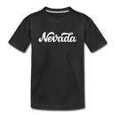 Nevada Toddler T-Shirt - Hand Lettered Nevada Toddler Tee - black