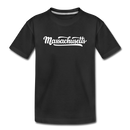 Massachusetts Toddler T-Shirt - Hand Lettered Massachusetts Toddler Tee - black