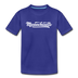 Massachusetts Toddler T-Shirt - Hand Lettered Massachusetts Toddler Tee - royal blue