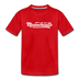Massachusetts Toddler T-Shirt - Hand Lettered Massachusetts Toddler Tee - red