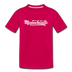 Massachusetts Toddler T-Shirt - Hand Lettered Massachusetts Toddler Tee - dark pink