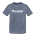 Massachusetts Toddler T-Shirt - Hand Lettered Massachusetts Toddler Tee - heather blue