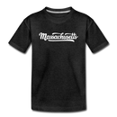 Massachusetts Toddler T-Shirt - Hand Lettered Massachusetts Toddler Tee - charcoal gray