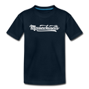 Massachusetts Toddler T-Shirt - Hand Lettered Massachusetts Toddler Tee - deep navy