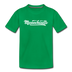 Massachusetts Toddler T-Shirt - Hand Lettered Massachusetts Toddler Tee - kelly green