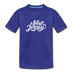 New Jersey Toddler T-Shirt - Hand Lettered New Jersey Toddler Tee - royal blue