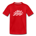 New Jersey Toddler T-Shirt - Hand Lettered New Jersey Toddler Tee - red