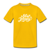New Jersey Toddler T-Shirt - Hand Lettered New Jersey Toddler Tee - sun yellow