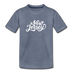 New Jersey Toddler T-Shirt - Hand Lettered New Jersey Toddler Tee - heather blue