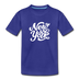 New York Toddler T-Shirt - Hand Lettered New York Toddler Tee - royal blue