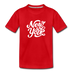 New York Toddler T-Shirt - Hand Lettered New York Toddler Tee - red
