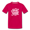 New York Toddler T-Shirt - Hand Lettered New York Toddler Tee