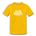 South Dakota Toddler T-Shirt - Hand Lettered South Dakota Toddler Tee - sun yellow
